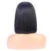 Short Blunt Cut Bob Wig For Black Women With Pre-Plucked Hairline Brazilian Remy Hair Short Lace Front Human Hair Wigs