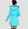 Giacca invernale da donna 2017 Nuovo piumino medio-lungo in cotone femminile Parka Plus Size Cappotto invernale Donna Slim Giacche e cappotti da donna