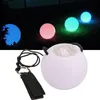 POI LED Luminous Throw Balls Durchmesser 8 cm für Bauchtanz Bühnenleistung Talent Show Hand Requisiten Farbverlauf Farbe ändern ZA5949
