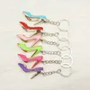 2018 Shoes Keychain Purse Pendant Bags Cars Shoe Ring Holder Chains Key Rings For Women Gifts Women acrylic High Heeled