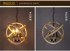 Lampe suspendue en corde de chanvre E27, Style campagne vintage, pour jardin, café, Restaurant