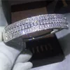 Choucong Lüks bilezik Pincess cut Elmas S925 Gümüş kadınlar için Dolgulu Parti Düğün bileklik Moda accessaries