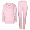 Autumn Spring Women Sport Loose Tracksuit Sport Hooded Hoodies Pants Clothing Set Fitness Gym Running Sportwear7433123