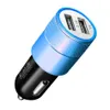 Bil Charger Mini Dual USB Car Charger Adapter 31A Dubbel USB 2Port för iPhone 8 x 7 Plus Samsung Galaxy S4 S5 med OPP Package9108311
