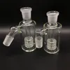 Apanhadores de Cinza de vidro 14mm 18mm 4.5 Polegada Bongo De Vidro Cinzeiros Apanhador Pyrex Grosso Limpar Bubbler Ashcatcher 45 90 Graus Para Adaptadores J-Gancho