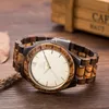 Nytt topp varumärke Uwood Men's Wood Watches Men and Women Quartz Clock Fashion Casual Wood Strap Wrist Watch Man Relogio246L