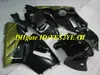 Insprutning Mote Fairing Kit för Kawasaki Ninja ZX12R 02 03 04 05 ZX 12R 2002 2005 Golden Black Fairings Set + Presenter KX04