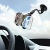 クリップサクションカップ360度回転フロントガラスの携帯電話ホルダーの箱付きの普遍的な長い腕の車のホールダーの台紙