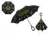 2017 Nuovi ombrelli invertiti con manico a C 46 colori Protezione non automatica Ombrellone soleggiato Paraguas Ombrellone antipioggia Design speciale SN1036