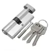 Door Lock Copper Locking Security Core Door Cylinder with 3 keys door lock Cylinder for interior doors