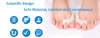 Siliconen Gelvingers Twee Gat Voetbehandeling Toe Separator Duim Protector Bunion Adjuster HALLUX VALGUS GUARD VOETEN Zorg