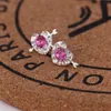 Women's Fashion Star Moon Rhinestone Stud Earrings Pentagram Stars Studs Earrings Party Decoration Accessories 120pair T1C097