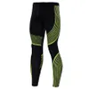 Hurtownie-Compression Rajstopy Kolorowe Linia Projekt Długie Spodnie Fitness Legginsy Mężczyźni Slim Fit Wear Joggers Ćwiczenia Bodybuilding Spodnie