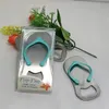 Тапочка Пивная бутылка Открыватель из нержавеющей стали 33G Flip Flop Form Corkswret Beach Thong Wine Wedding Featival Build