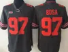 Football Football Jerseys NCAA Ohio State Buckeyes College Jerseys White #7 White #2 Mix Order Factory Outlet