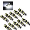 Wit BA9S T10 920 168 24 2835 SMD LED-lampen voor Auto-indicator Instrument Clearance Marker Side Signla Parking Lights