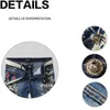 Jeans courts coton dragon conception d'impression 3D splash-ink style européen et américain jeans mode hommes pantalons # Y032235I