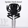 Accessoires pour fumeurs Bol en verre Spider Herb avec joint mâle 14mm 19mm pour conduites d'eau Bongs