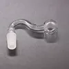 Tubos de queimador de óleo de vidro pirex coloridos cachimbos de água 10mm 14mm 18mm fêmea vidro transparente banger cachimbo de unha