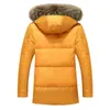 Batmo 2018 hiver blanc duvet de canard veste hommes manteau parkas chaud Doublure mâle Vêtements Chauds Col De Fourrure De Lapin Haute Qualité, PLUS-SIZE L18101103