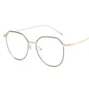 Simvey 새로운 패션 블루 라이트 블로킹 안경 레트로 금속 프레임 게임 안경 여자 남자 안경 드롭 배송