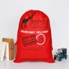 Christmas Gift Bags Large Organic Heavy Canvas-bag Santa Sack Drawstring Bag Festival Decoration