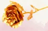 5colors 24K Foil Gold Plated Rose Gold Rose Decor Wedding Decoration Flower Valentine's Day Gift lover's Rose artificial flower