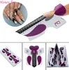 100 stks Professionele Stiletto Nail Forms Acrylic Curve Nagels UV Gel Nail Extension Nail Art Guide Self-zelfklevende Sticker