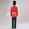 Man och kvinnlig England Kunglig vakt soldat kostym scen Brittisk vakt domstol Plagg trumma Chorus Outfit röd vakt kläder