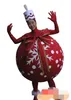 Personnalisé cadeau de noël boule de noël costume de mascotte costume de caractère costume adulte taille livraison gratuite