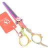 6.0 inch Meisha Rainbow Dragon Handvat Haar Snijden Dunner Shears Japan 9CR Kappers Schaar Salon Haarstylist Barber Gereedschap Set HA0444