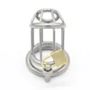 Stainless Steel Male Chastity Device For Men Penis Lock Anti-Erection BDSM Sex Toys Cock Cage