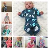 pigiama per bambini Unisex Baby Pagliaccetti Cartoon Animal Clothing Set Inverno Ragazze caldi vestiti in pile Ragazzi Tuta da sole Tuta neonato