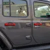 4 türen Tür Griff Auto Tür Schwanz Außerhalb Tür Shell 10PCS Für Jeep Wrangler JL 2018 + Hohe Qualität auto Außen Zubehör