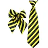 Cravate de cou enfant bowknot définit 27 couleurs noeud papillon Jacquard Lazy Necktie Pour étudiant paty cadeaux de Noël livraison gratuite