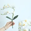 artificial flower Phalaenopsis 9 heads latex silicon real touch big orchid home decoration Accessories wedding garden decoraiton plan