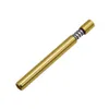 H.80mm Métal Cigarette Fumer Pipes Tabac Fumer Herb Pipe Aluminium One Hitter Dugout Pipe Snuff Snorter Porte-Cigarette Accessoires