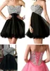 Cheap Homecoming Dresses Shinning Sequin Sweetheart A Line Short Organza Cocktail Party Gowns New Hot Sale cocktail dresses