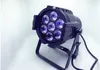 10個LED Uplights RGBWA UV 7 * 18W DMX LED PAR 64段階6in1 LED PARライト