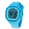 Orologio da polso sportivo digitale con luce a LED in silicone unisex per bambini, donna, ragazza, uomo, ragazzo, orologi, orologio da nuoto impermeabile con luce colorata193M