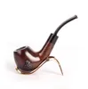 Smoking Pipes Ebony sandalwood cigarette bending acrylic cigarette holder new style