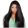 Brazilian Lace Front Human Hair Wigs For Women Remy Straight Wig With Baby Hair Natural Hairline Full Ends Black