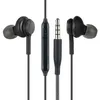 Écouteurs stéréo intra-auriculaires avec micro 3,5 mm Contrôle Casque filaire Sports Musice Écouteurs pour Samsung Galaxy S8 S9 Huawei HTC