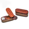 "HORNET" Mini Wood Metal Smoking Pipe Draaien Rookpijpen Draagbare Metalen Pijp met Tabak Opslag Roken Accessoire