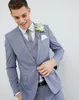 Gorąca sprzedaż Trzy kawałki Męskie Garnitury Slim Fit Tanie Groomsmen Smokingi Ślubne Dla Mężczyzn Blazers Notched Lapel Prom Suit (Kurtka + Spodnie + Kamizelka)