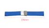 SECTION BLAQUE BLUE BLUE BLUE BLUE BRACE SPORT BRACELET SILICONE RECTIVER BANDE DE MONTRATION DE LA SILICONE