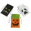 Creative Halloween Pumpkin Ghost Kids Dolcetto o scherzetto Sacchetti di caramelle Borsa con coulisse regalo gatto nero non tessuto Giocattoli per bambini di Halloween