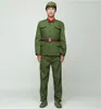 Nordkoreanische Soldatenuniform, rote Garde, grünes Performance-Kostüm, Bühnenfilm, Fernsehen, Eight-Route-Armee-Outfit, Vietnam-Militär