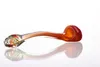 DHL livraison gratuite meilleure vente pipe à fumer de haute qualité en verre épais soufflé à la main en verre brûleur à mazout tuyaux pour fumer