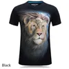 summer Men's brand clothing O-Neck short sleeve animal T-shirt monkey/lion 3D Digital Printed T shirt Homme large size 5xl